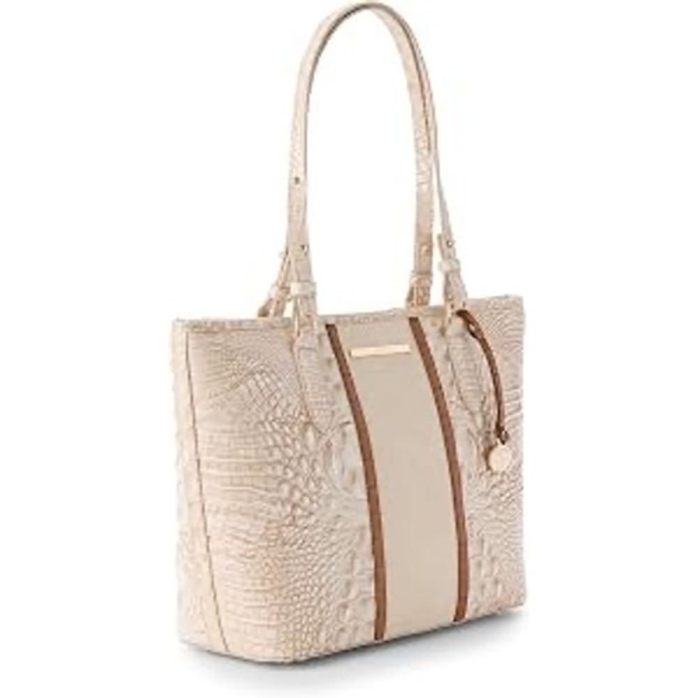 Brahmin Medium Asher Tote Cream Tan Medium New With Tags - Picture 7 of 7